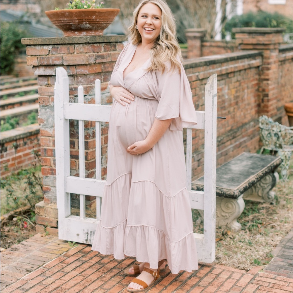 Nude Midi/Maxi - Bump Friendly - Maternity or Not